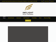 Tablet Screenshot of inflightpilottraining.com